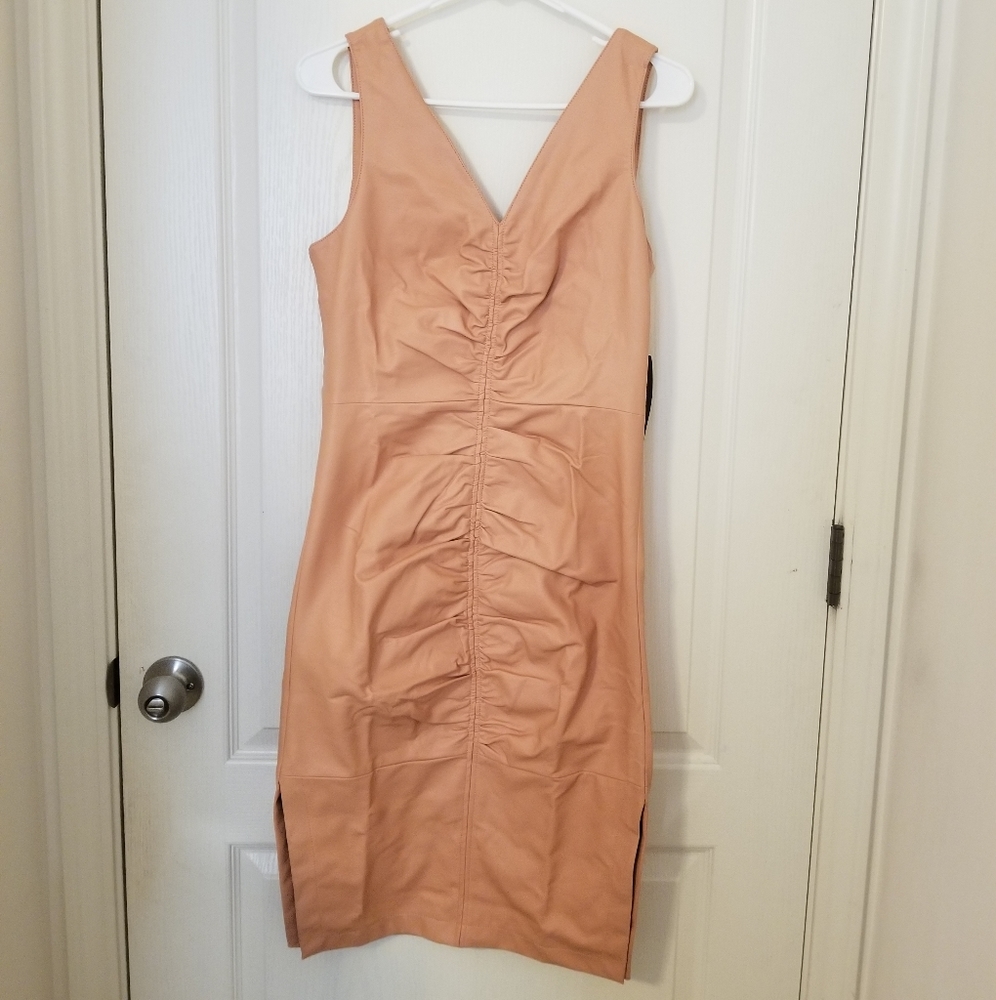 🆕️Faux Leather Dress